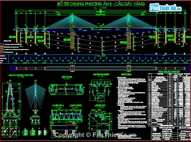 File cad,cầu dầm,bản vẽ cầu,bản vẽ cầu đường,bản dầm cầu trục,cầu dầm cáp hỗn hợp